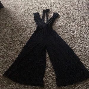 Free people black jumpsuit